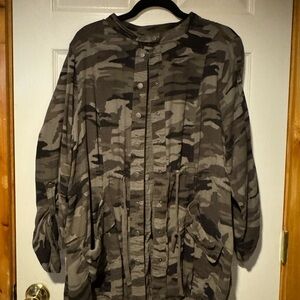 Torrid Camouflage Jacket - Green and Brown